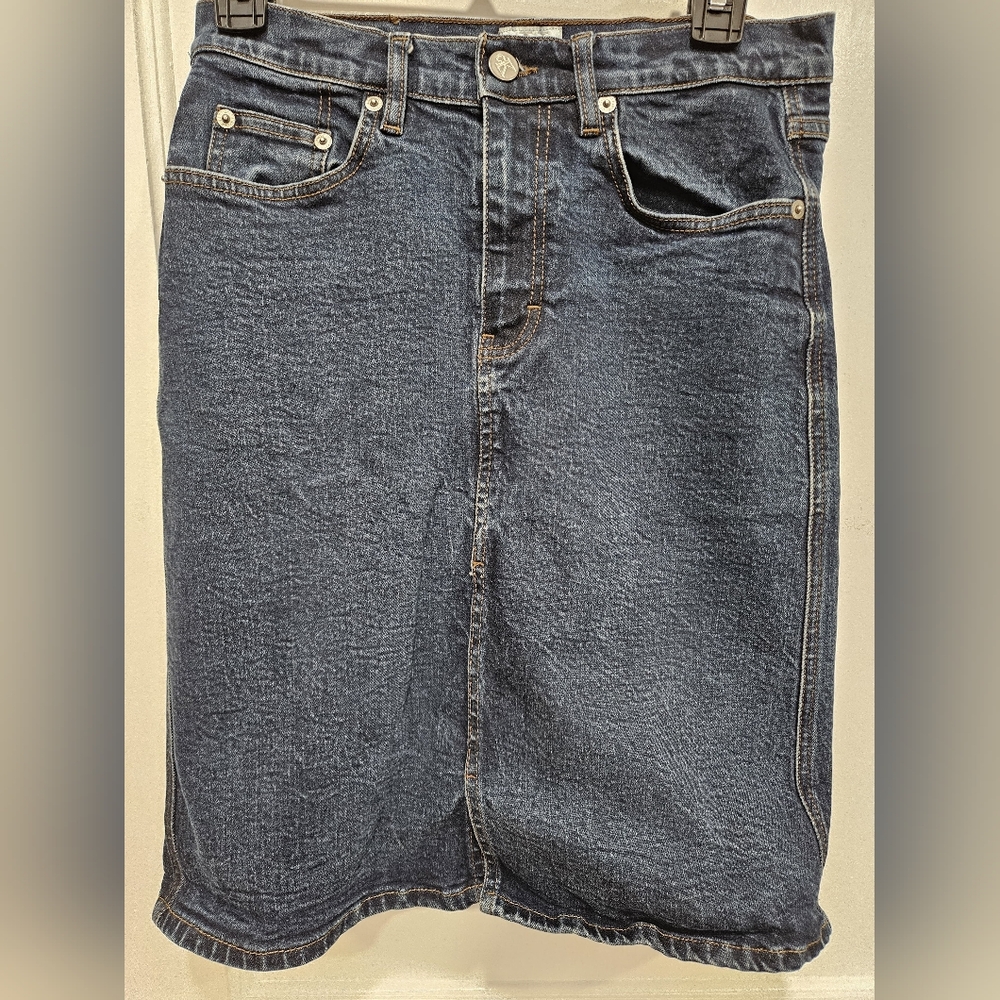 Calvin Klein Dark Blue Denim with Red Stitching